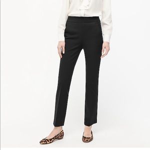 J.Crew Remi pant in bi-stretch cotton; black 6